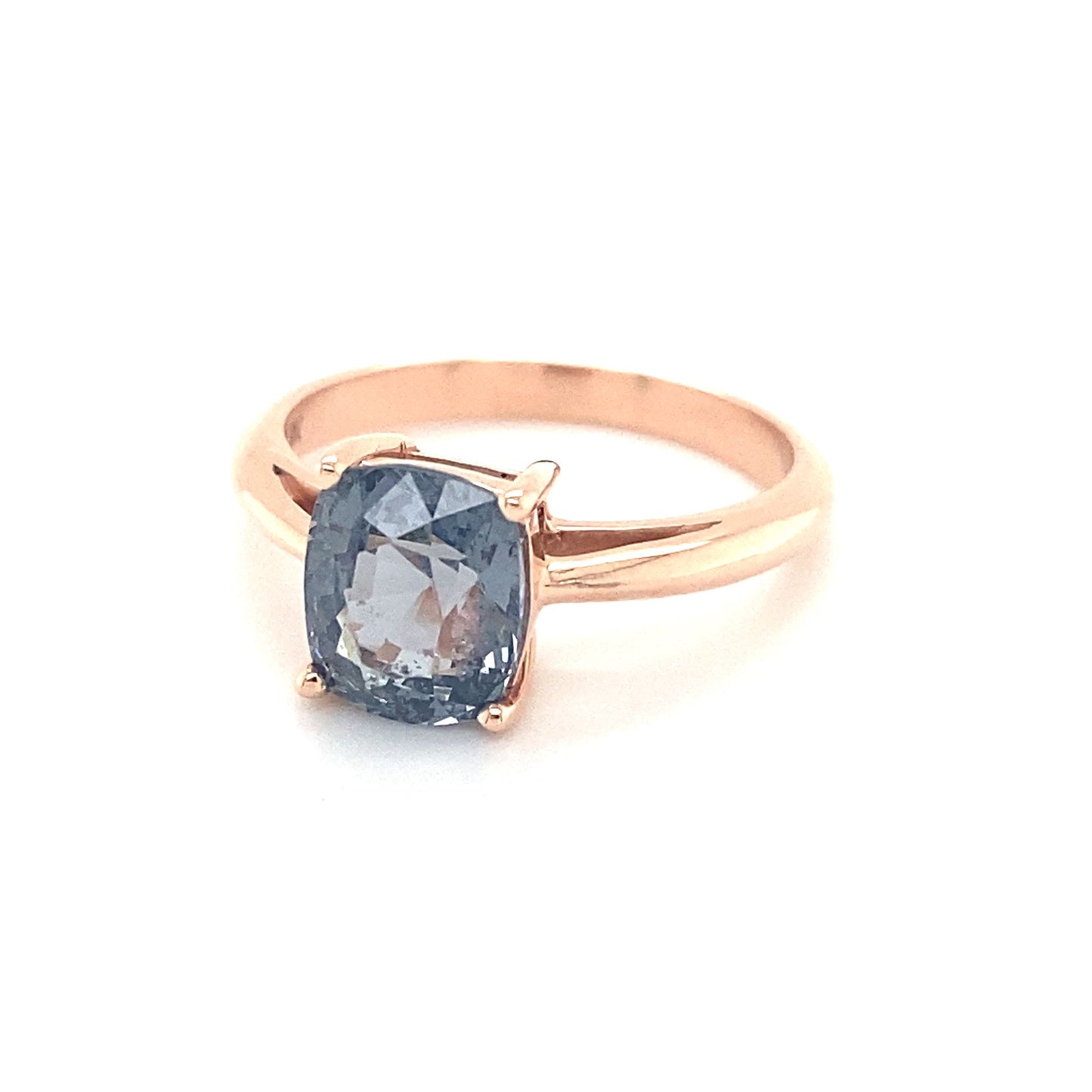 Solitaire Spinel 9K Rose Gold Ring